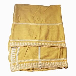 Boho Cottagecore Prarie Provincial Decorative Border Throw 52" 78" Ethnic Wheat
